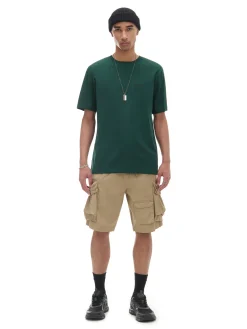Fashion Ciemno T-shirt z haftem Koszulki