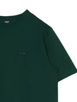 Fashion Ciemno T-shirt z haftem Koszulki