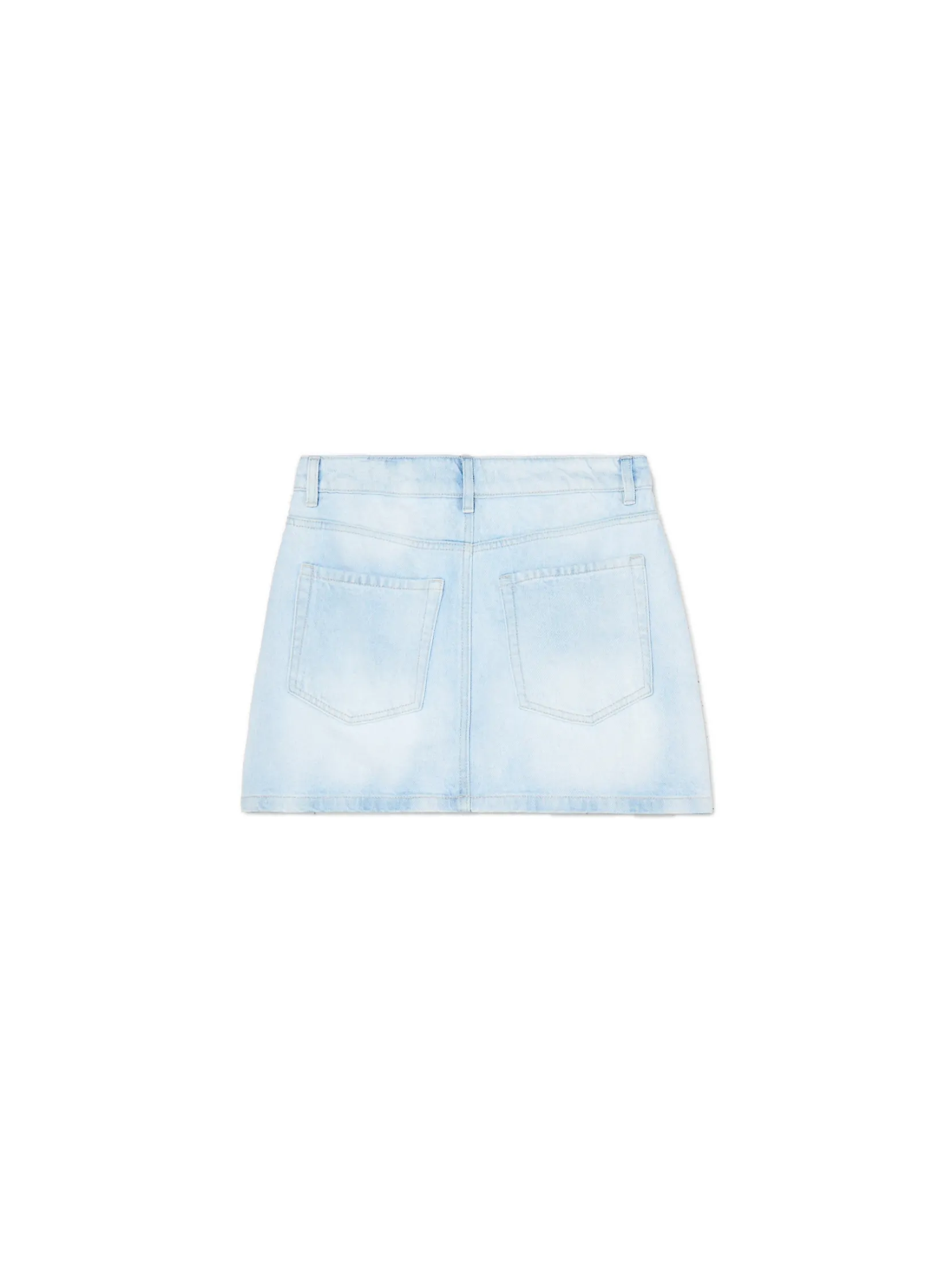 Hot Cieniowana jasna jeansowa spódnica Spódnice