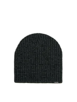 Fashion Czapka beanie z drobnym nadrukiem Czapki