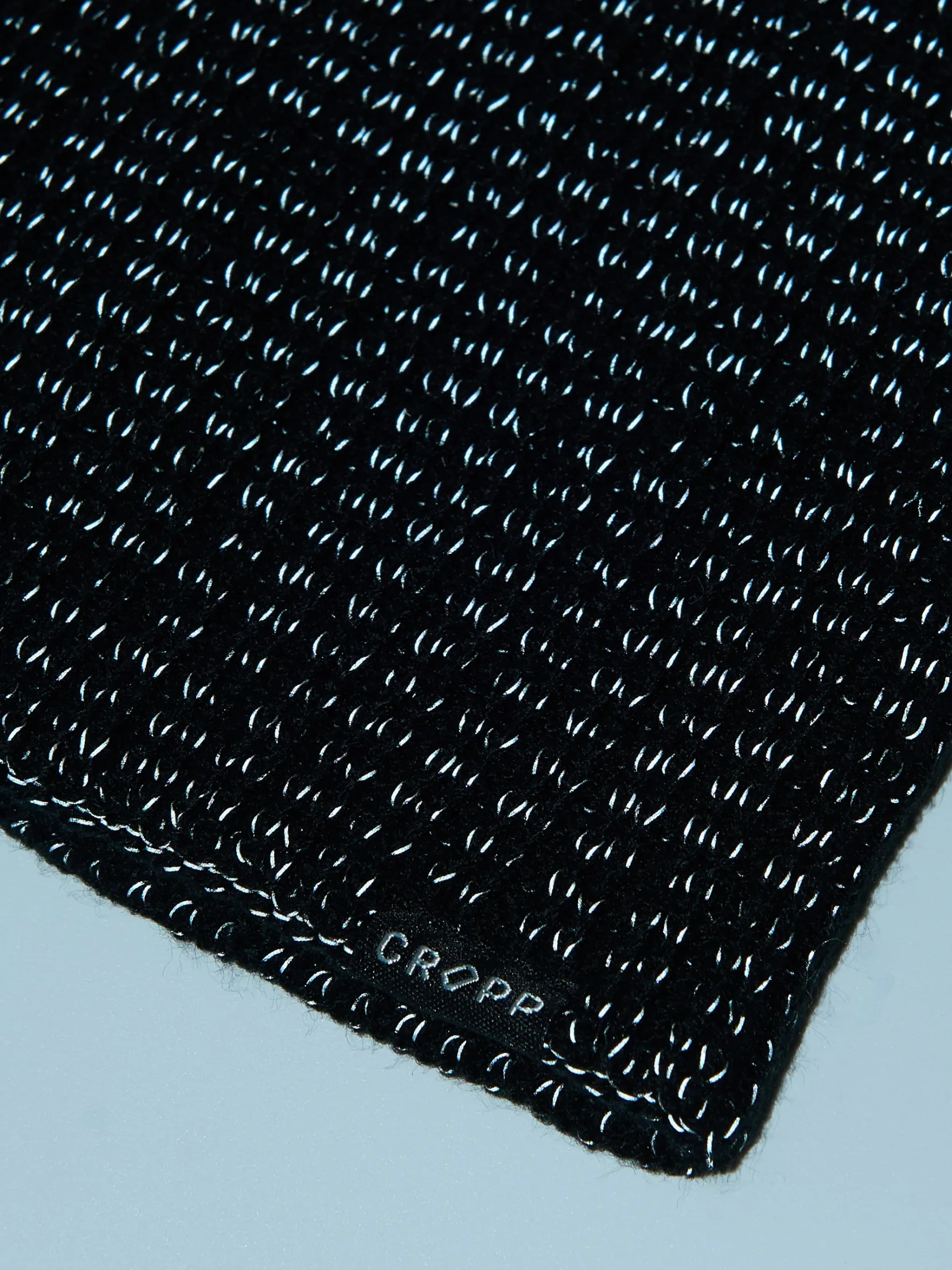 Fashion Czapka beanie z drobnym nadrukiem Czapki