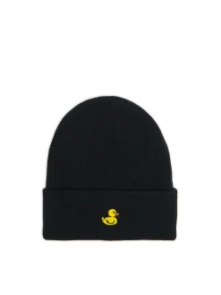 Fashion Czapka beanie z naszywką kaczki Czapki