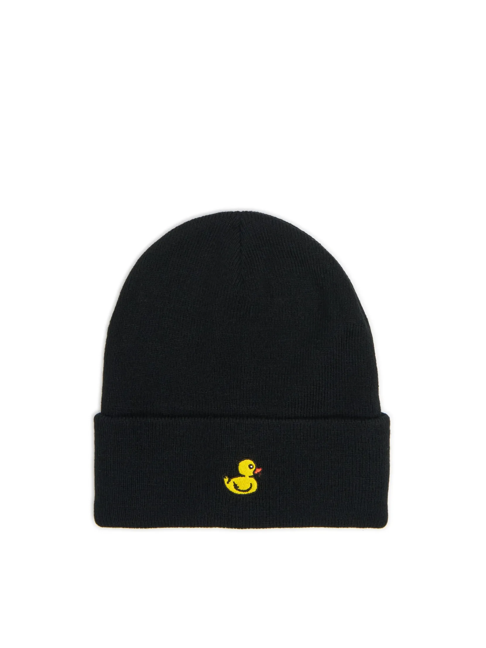 Fashion Czapka beanie z naszywką kaczki Czapki