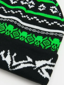 Hot Czapka beanie z pomponem Czapki