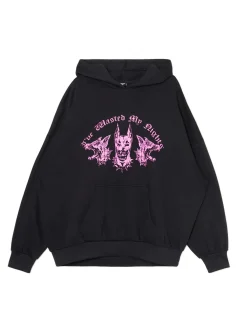 New Czarna bluza hoodie z dobermanami UNISEX Unisex|Unisex