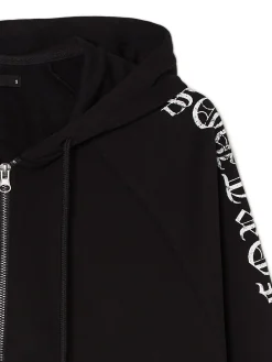 Best Czarna bluza hoodie z motywem skrzydeł Bluzy