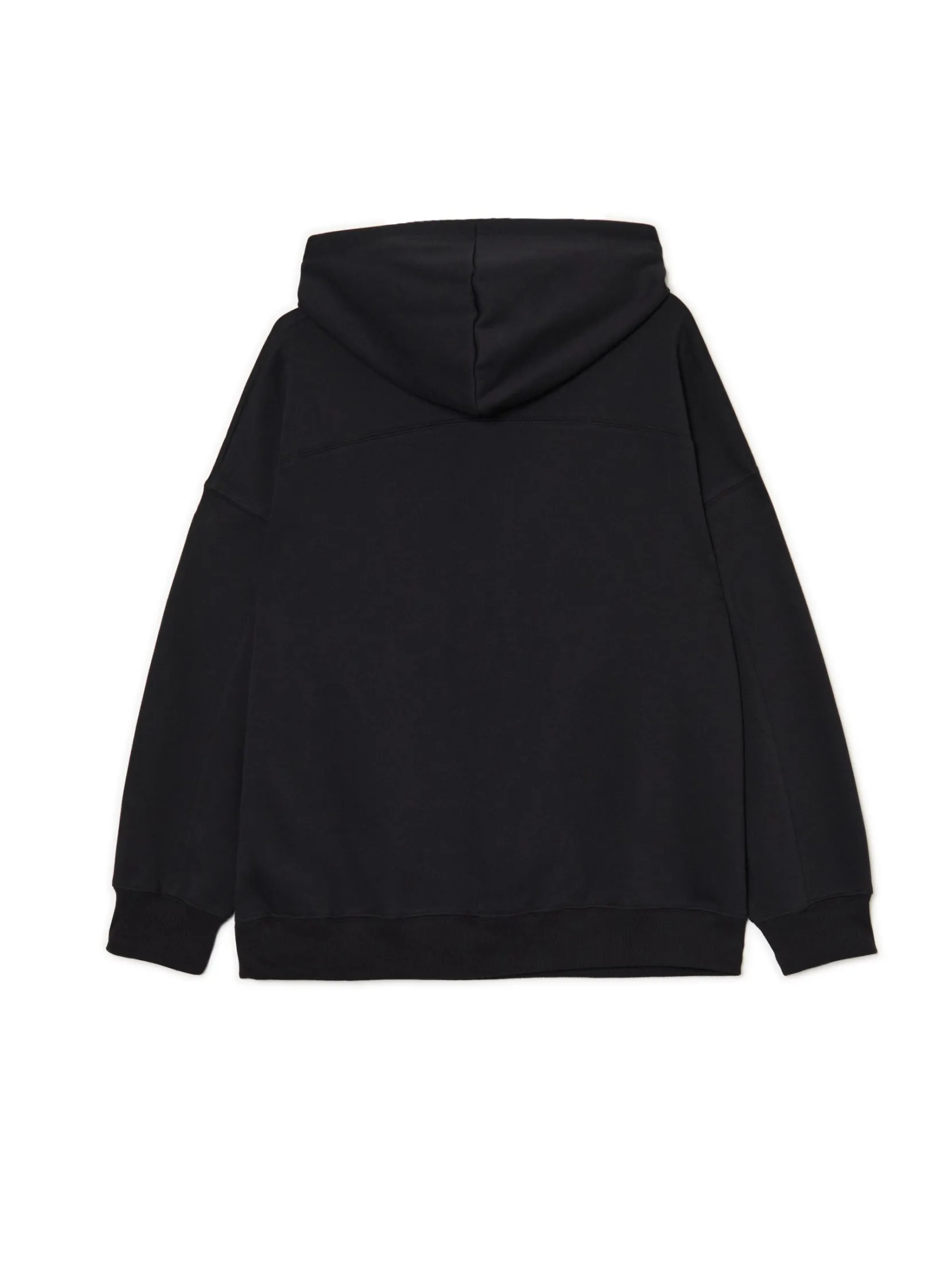 Online Czarna bluza hoodie z nadrukiem Bluzy