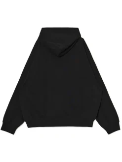 New Czarna bluza oversize z kapturem Bluzy|Sety