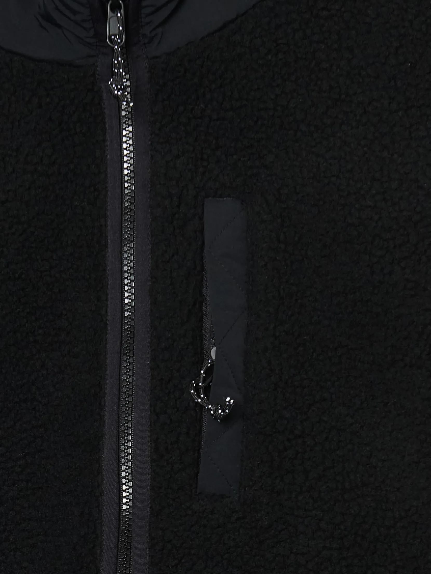 Outlet Czarna bluza sherpa Bluzy