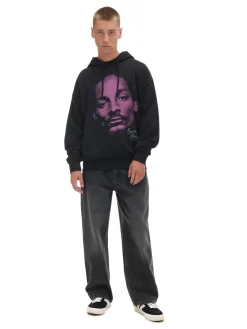 Outlet Czarna bluza Snoop Dogg Bluzy