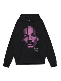 Outlet Czarna bluza Snoop Dogg Bluzy