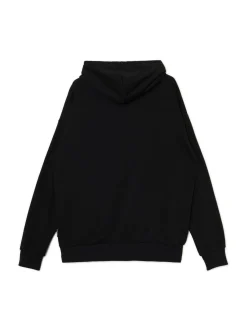 Clearance Czarna bluza z kapturem Bluzy