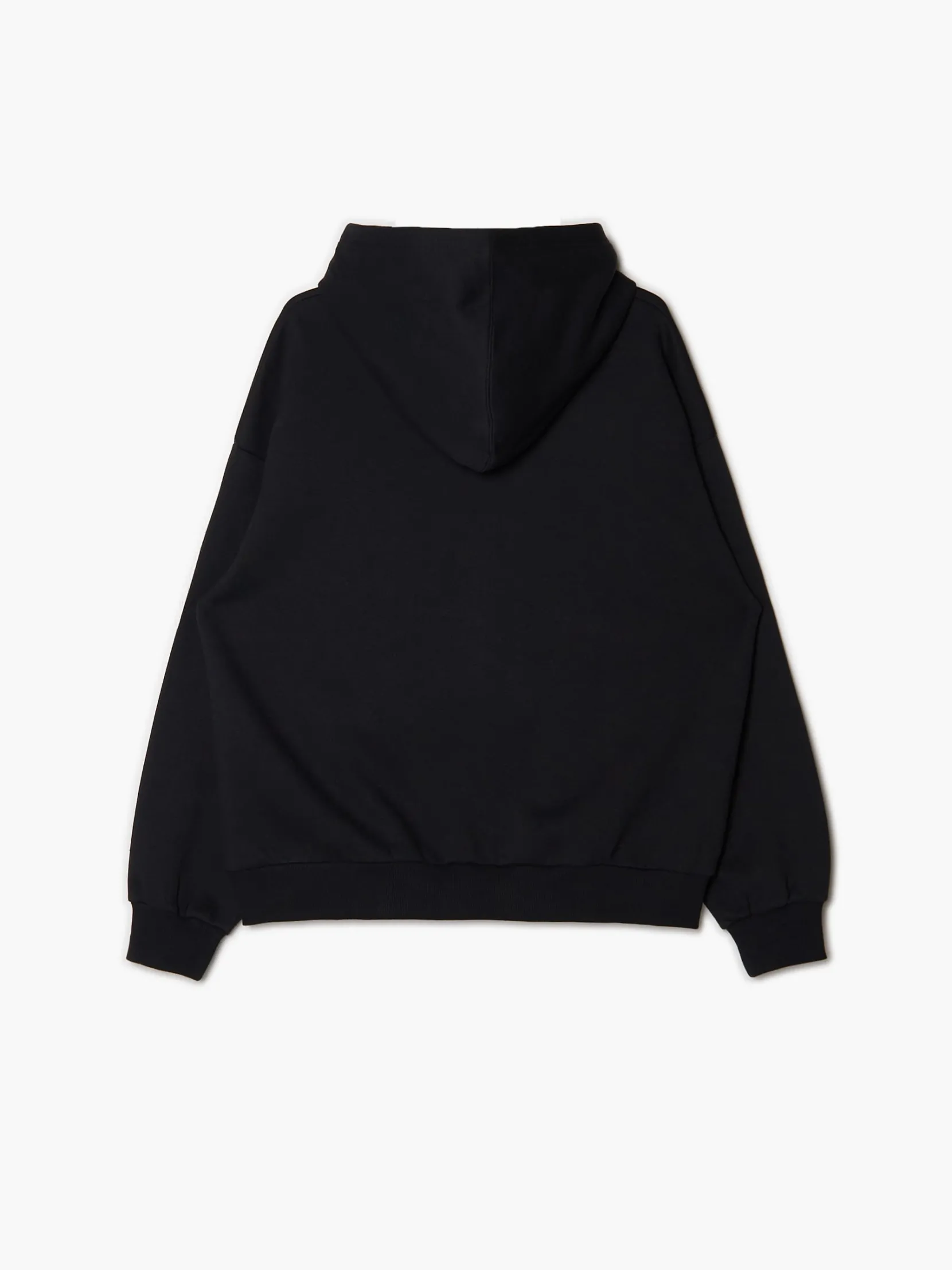 Sale Czarna bluza z kapturem i aplikacją Bluzy