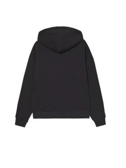 Best Czarna bluza z kapturem i napisami UNISEX Unisex|Unisex