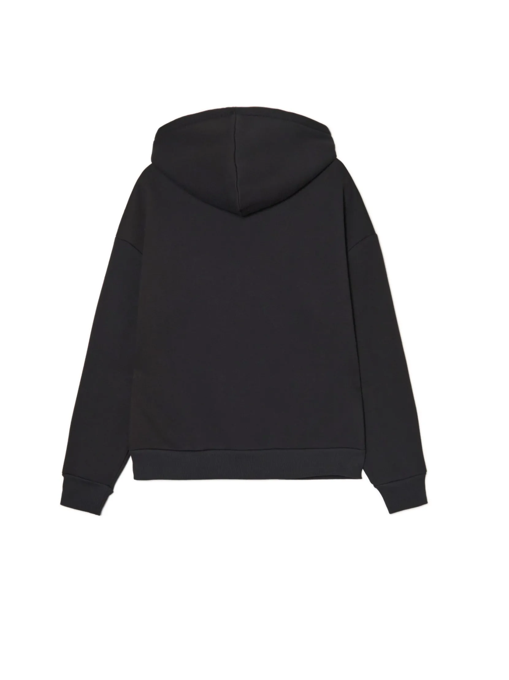 Best Czarna bluza z kapturem i napisami UNISEX Unisex|Unisex