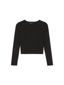 New Czarna bluzka basic Koszulki, Topy