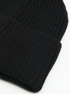 Hot Czarna czapka beanie Czapki