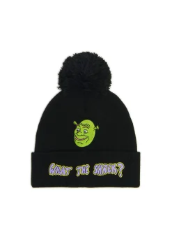 Hot Czarna czapka beanie Shrek Czapki