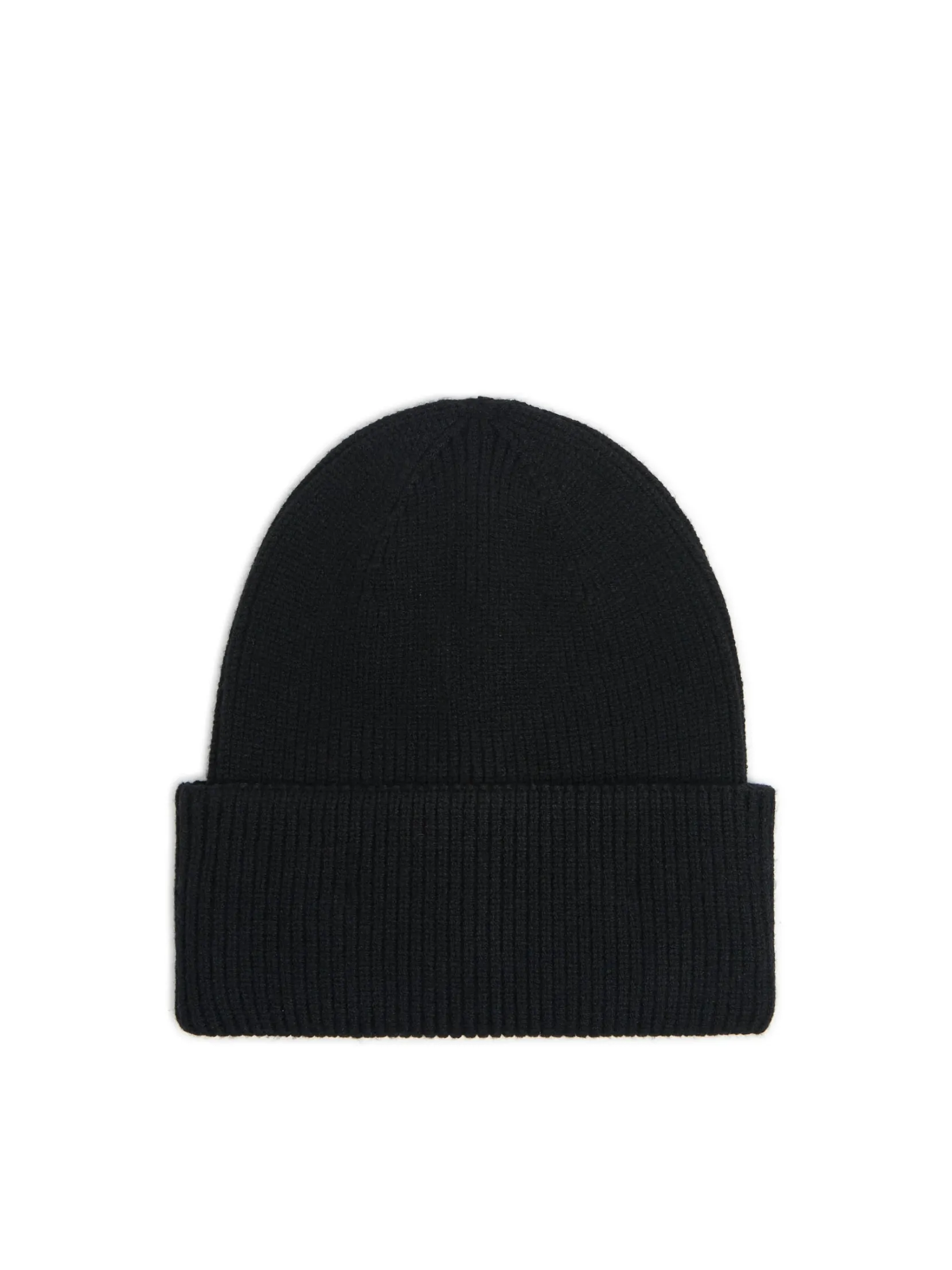 New Czarna czapka beanie z dodatkiem wiskozy Czapki
