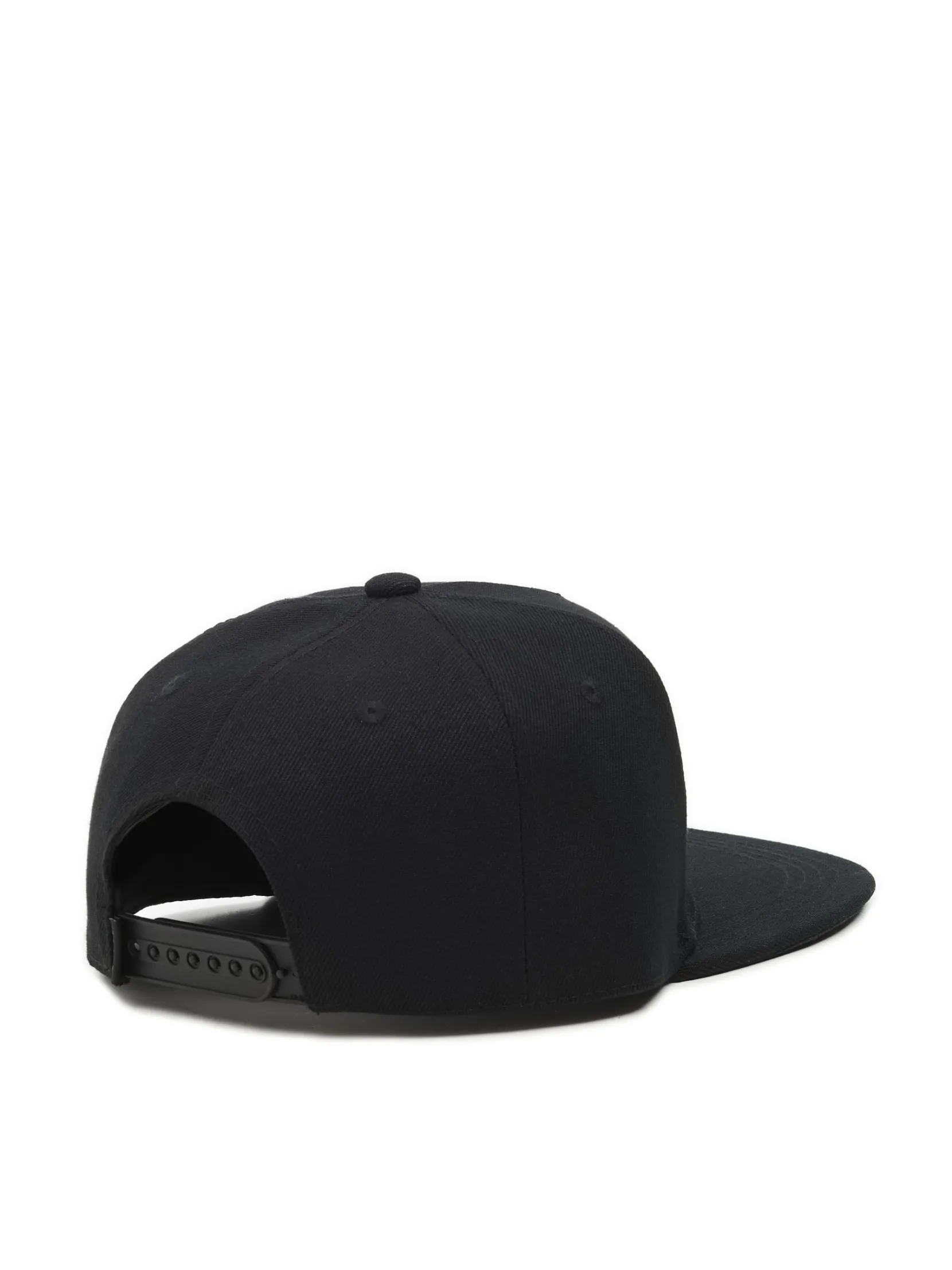 Online Czarna czapka snapback z haftem Czapki