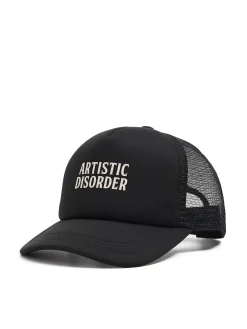 Clearance Czarna czapka trucker Czapki