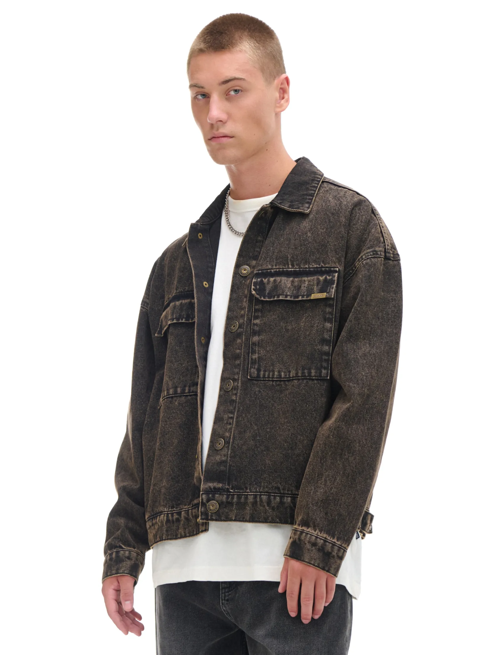 Best Czarna jeansowa kurtka Kurtki, Płaszcze|Denim