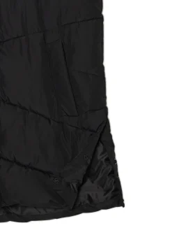 Sale Czarna kamizelka puffer z kapturem Kurtki, Płaszcze