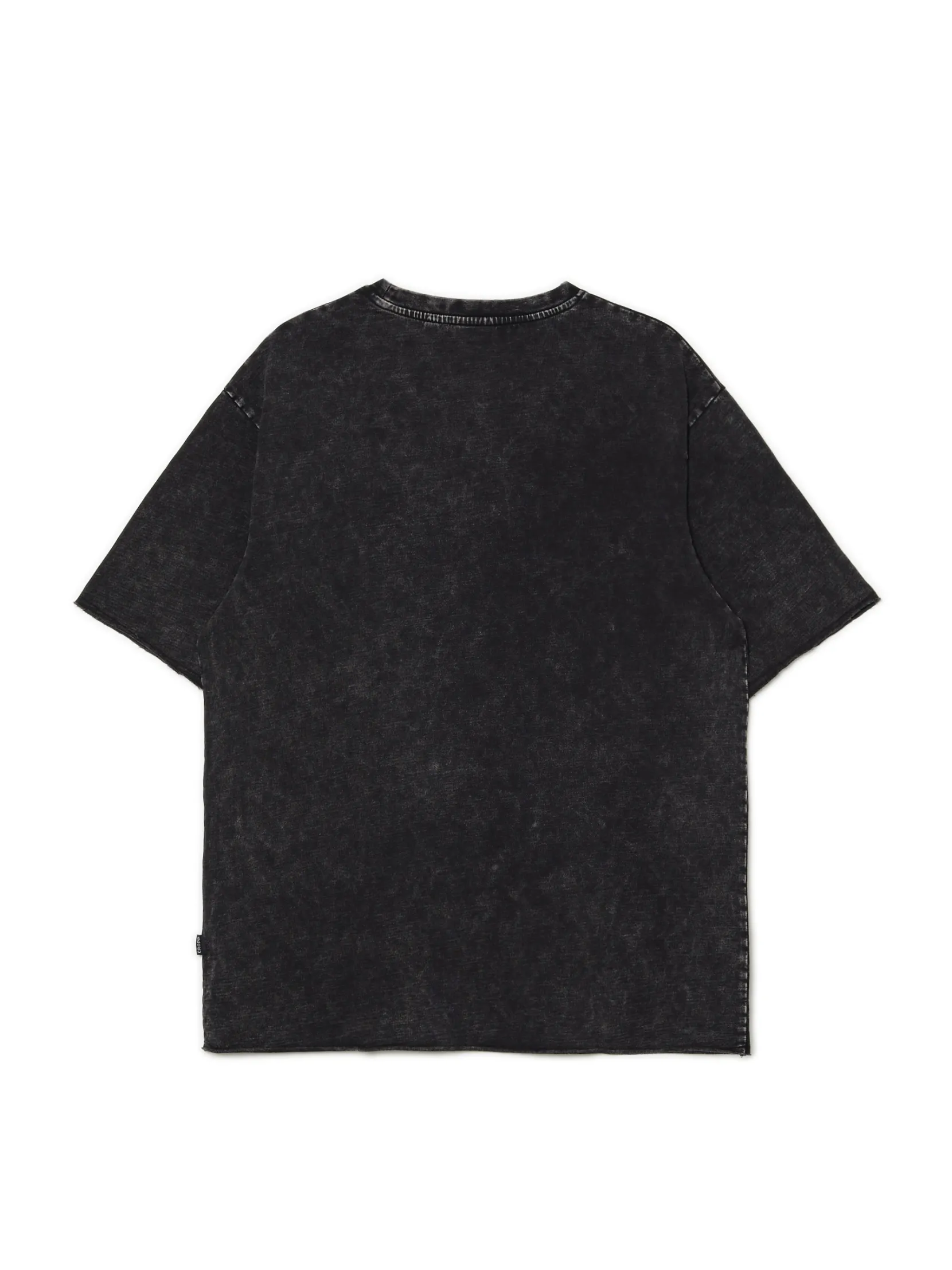 Discount Czarna koszulka acid wash Koszulki