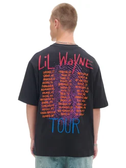 New Czarna koszulka Lil Wayne Koszulki