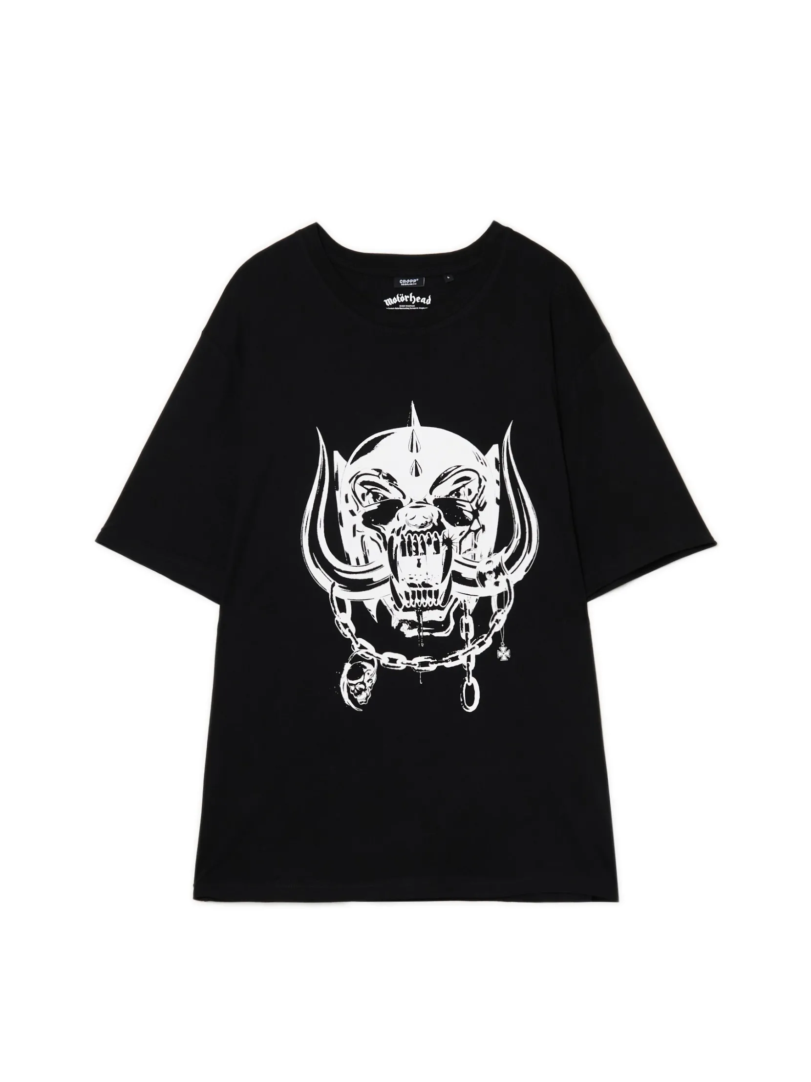 Sale Czarna koszulka z nadrukiem Motörhead UNISEX Unisex|Koszulki
