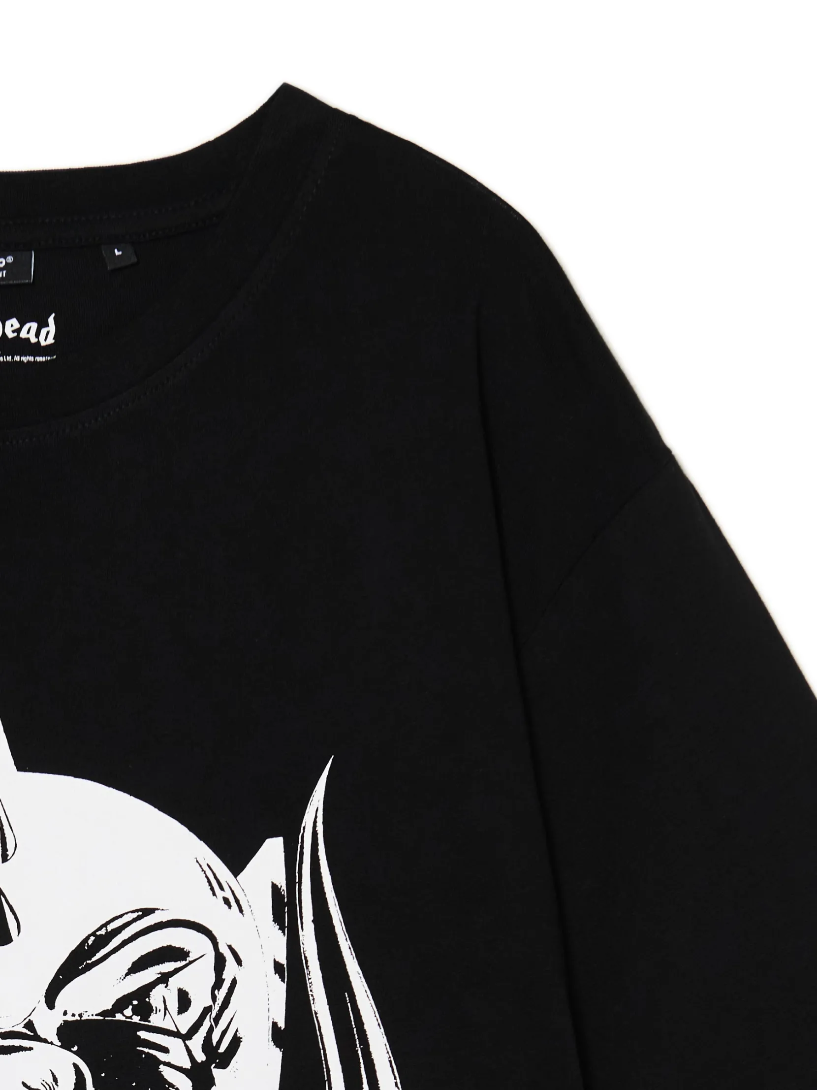 Sale Czarna koszulka z nadrukiem Motörhead UNISEX Unisex|Koszulki