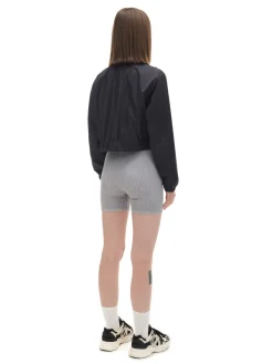 Outlet Czarna kurtka bomber Kurtki, Płaszcze