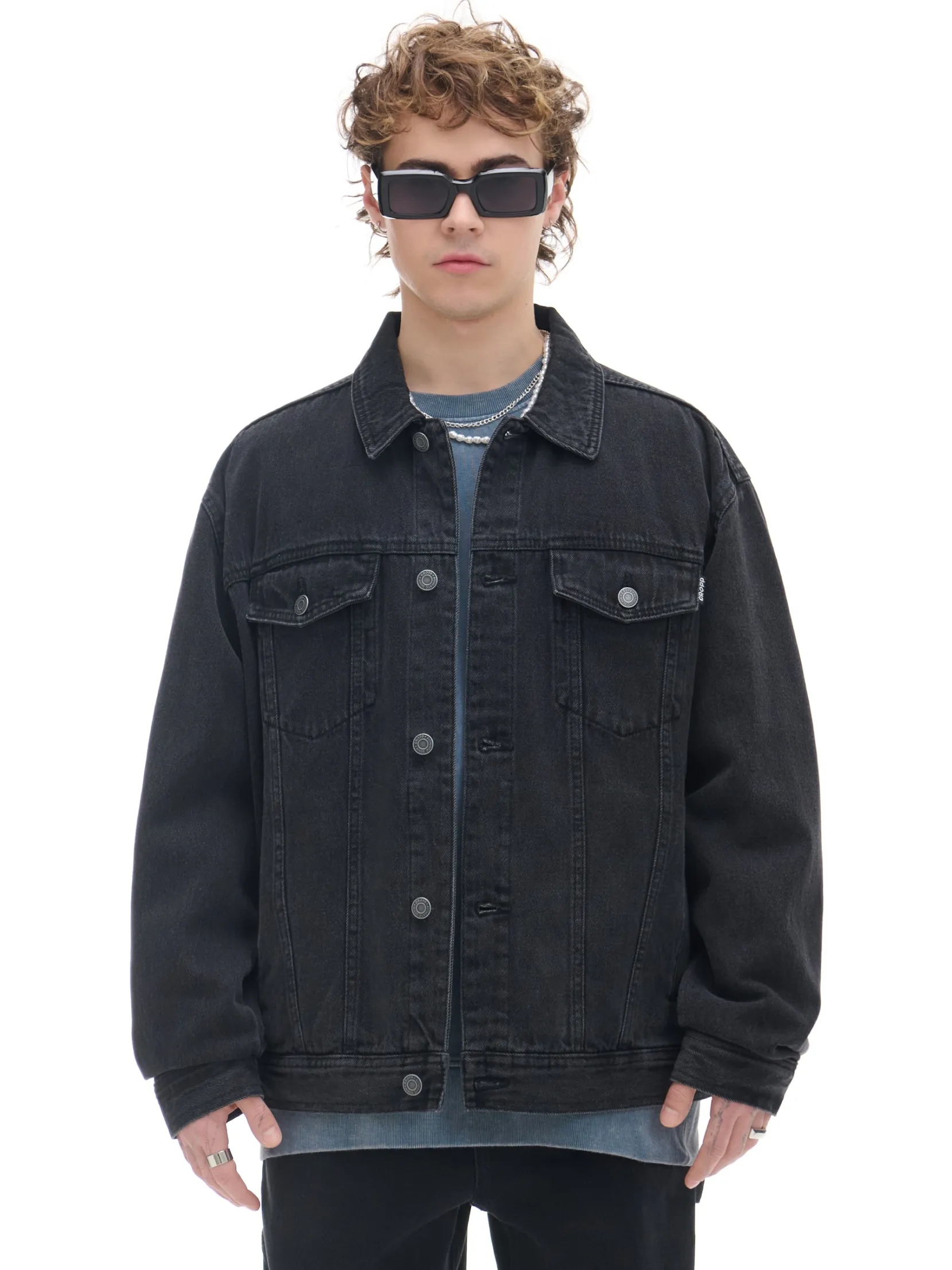 Best Czarna kurtka jeansowa Kurtki, Płaszcze|Denim