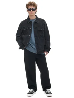 Best Czarna kurtka jeansowa Kurtki, Płaszcze|Denim