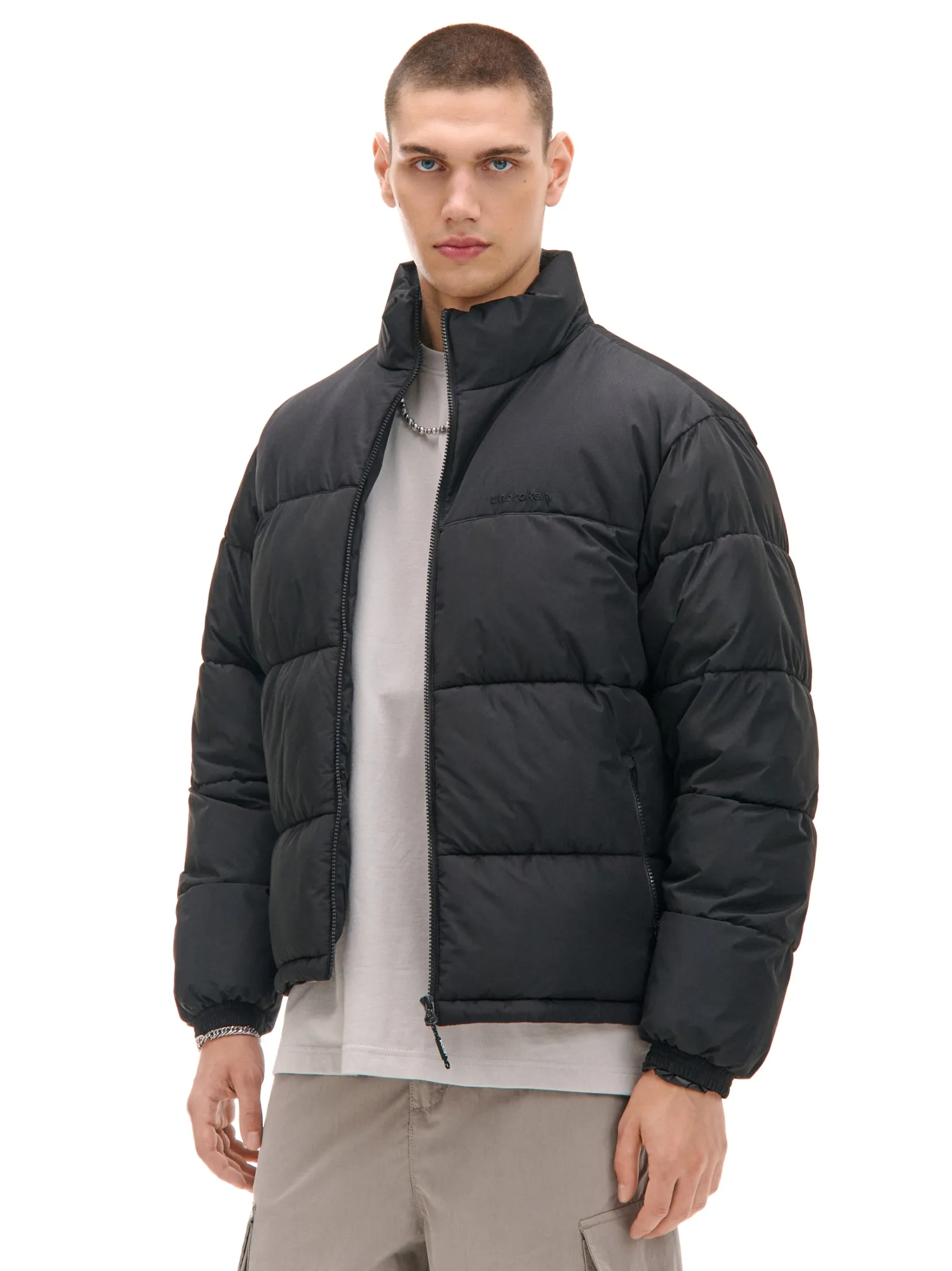 Sale Czarna kurtka puffer Kurtki Zimowe|Kurtki, Płaszcze