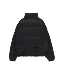 New Czarna kurtka puffer ze stójką Kurtki Zimowe|Kurtki, Płaszcze