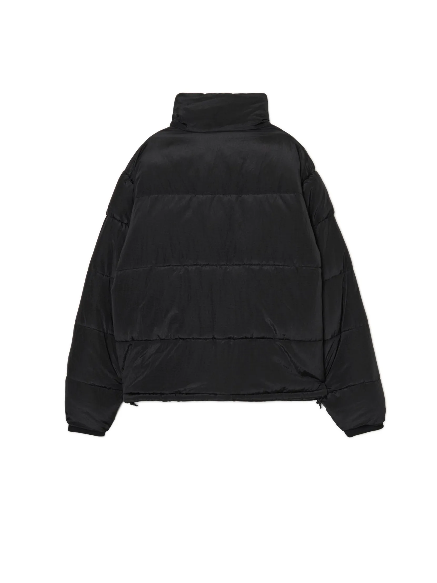 New Czarna kurtka puffer ze stójką Kurtki Zimowe|Kurtki, Płaszcze