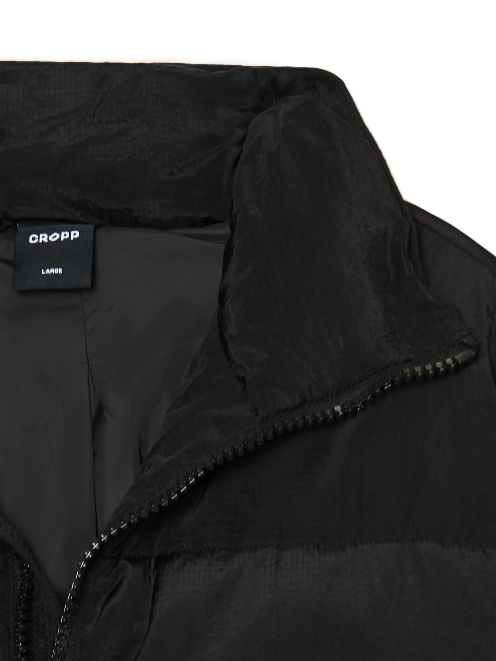 New Czarna kurtka puffer ze stójką Kurtki Zimowe|Kurtki, Płaszcze