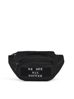 Hot Czarna nerka z personalizowanym napisem Plecaki, Nerki