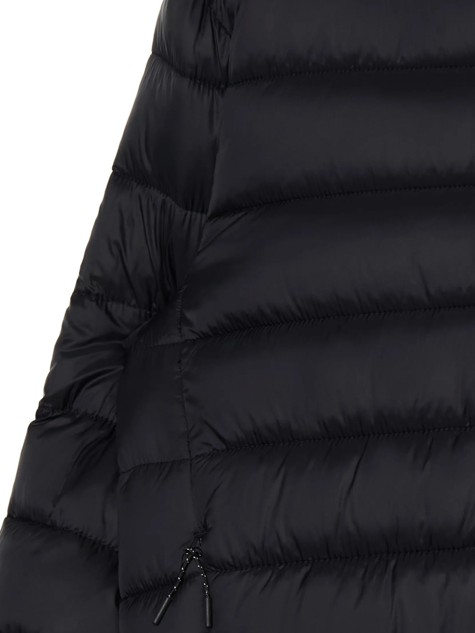 Fashion Czarna pikowana kurtka basic Kurtki, Płaszcze