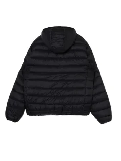 Fashion Czarna pikowana kurtka basic Kurtki, Płaszcze
