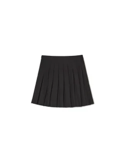 Sale Czarna plisowana spódniczka mini Spódnice