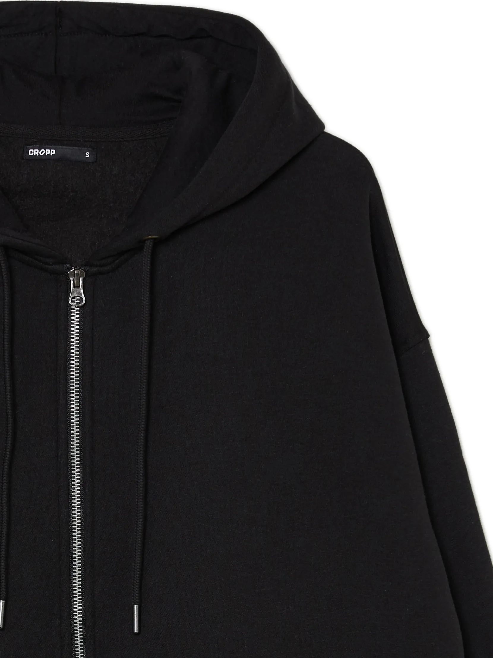 Sale Czarna rozpinana bluza oversize Bluzy