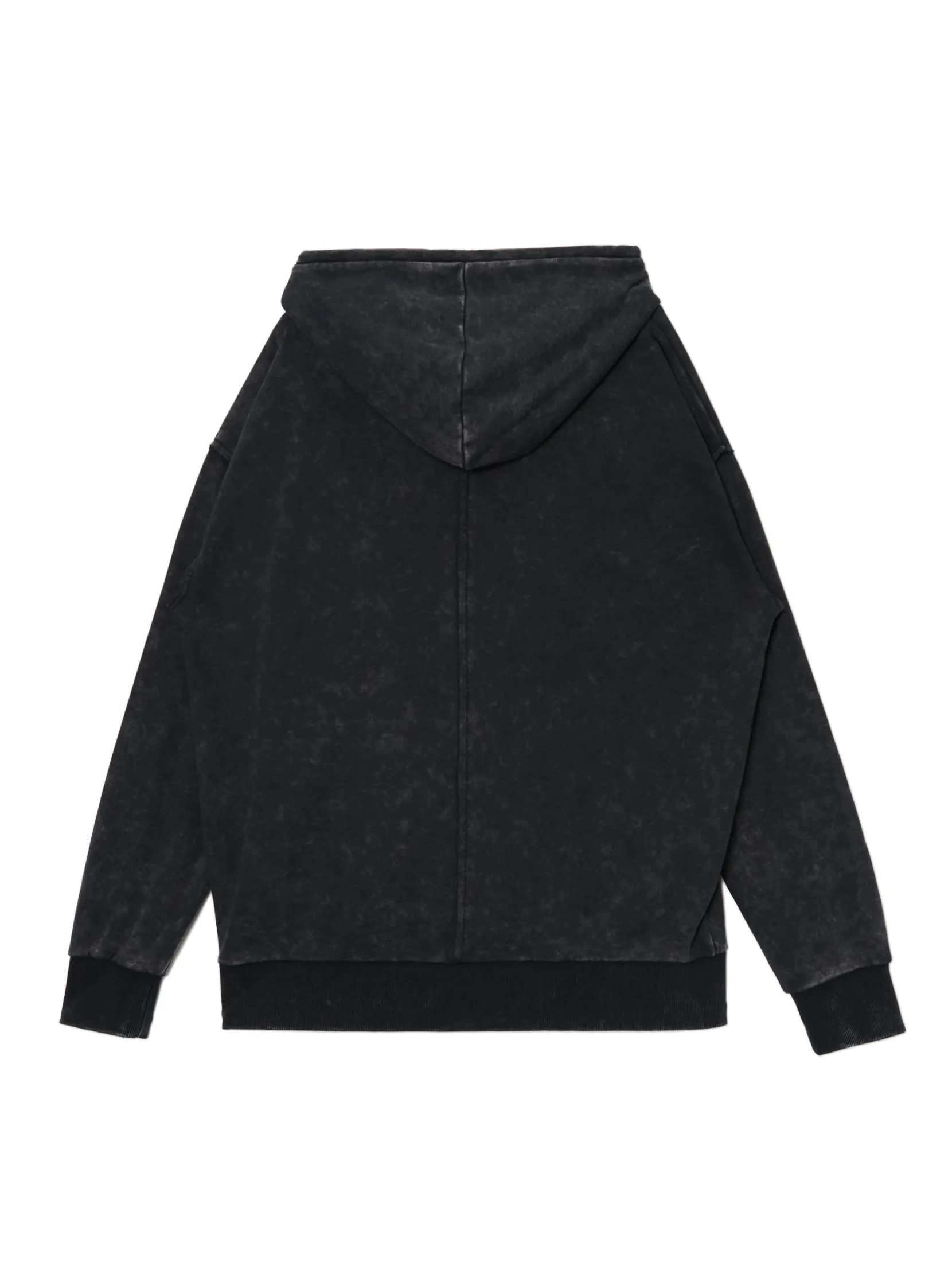 Online Czarna rozpinana bluza z kapturem Bluzy
