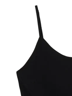 Sale Czarna sukienka maxi z wiskozy Sukienki, Kombinezony