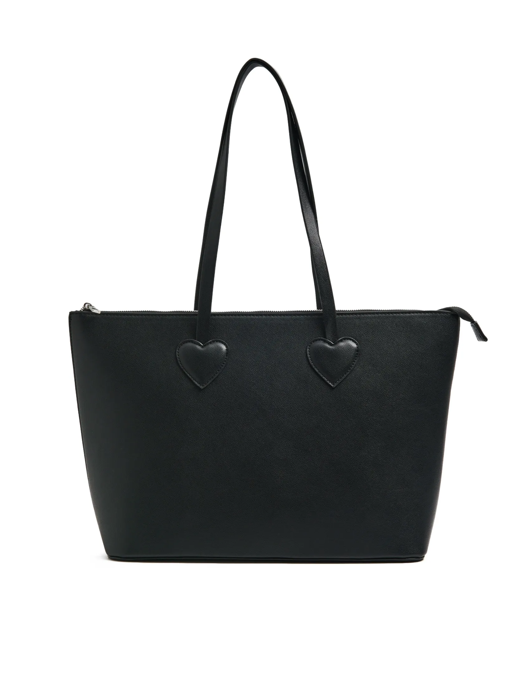 Outlet Czarna torba shopper Torby, Plecaki