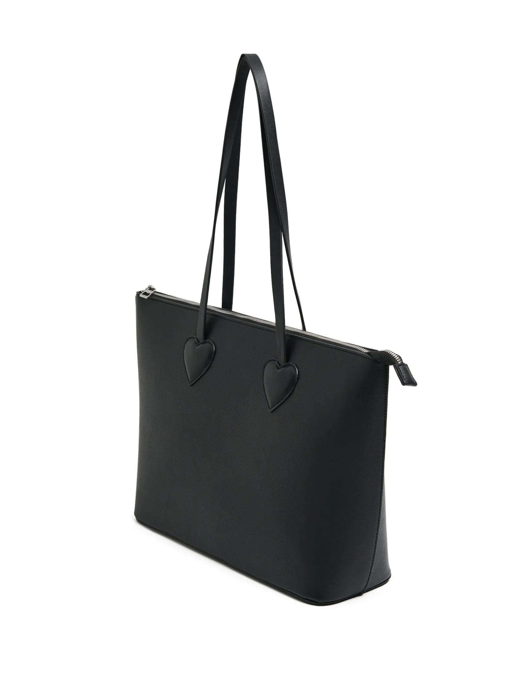 Outlet Czarna torba shopper Torby, Plecaki