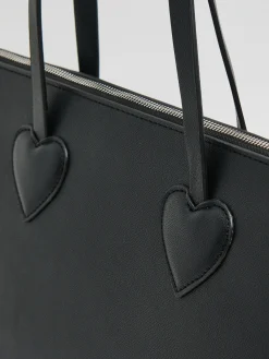Outlet Czarna torba shopper Torby, Plecaki
