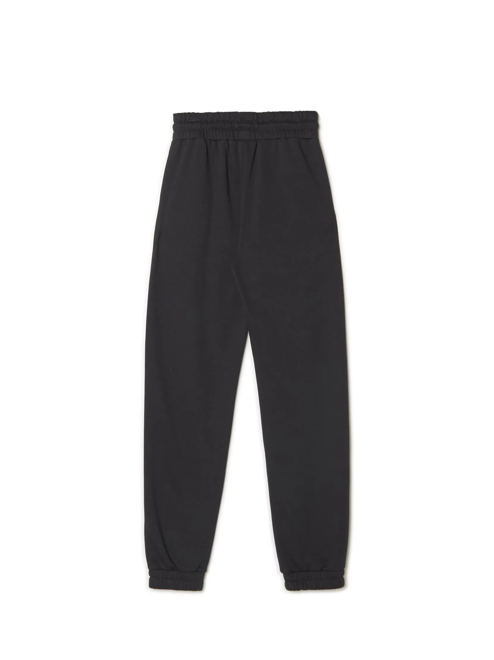 Sale Czarne dresowe joggery Spodnie
