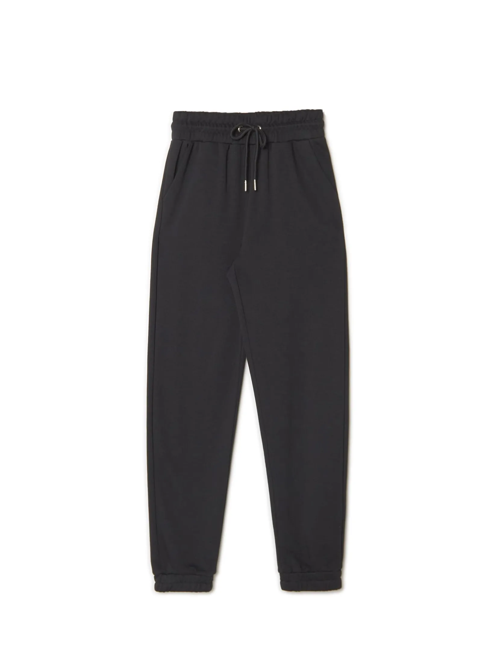 Sale Czarne dresowe joggery Spodnie